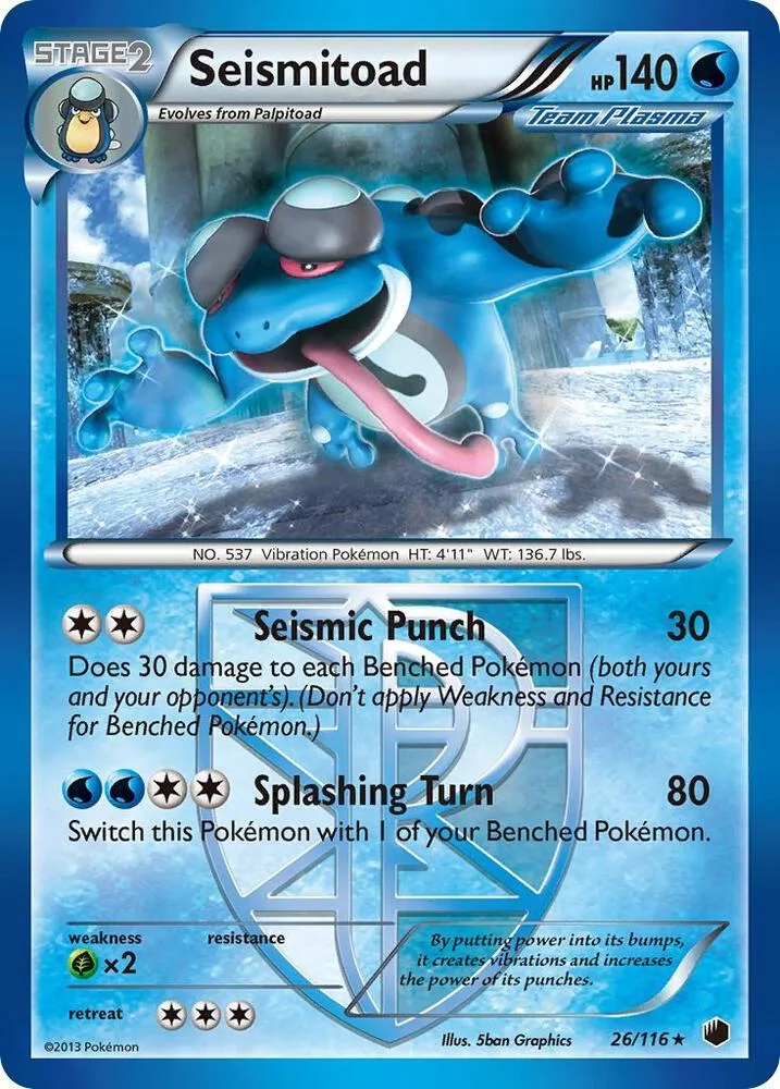 Seismitoad (Team Plasma) card front