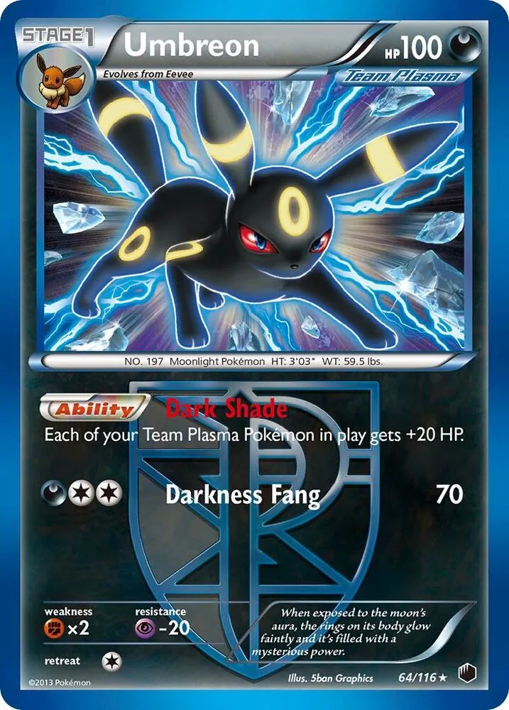 Umbreon (Team Plasma) Holofoil card
