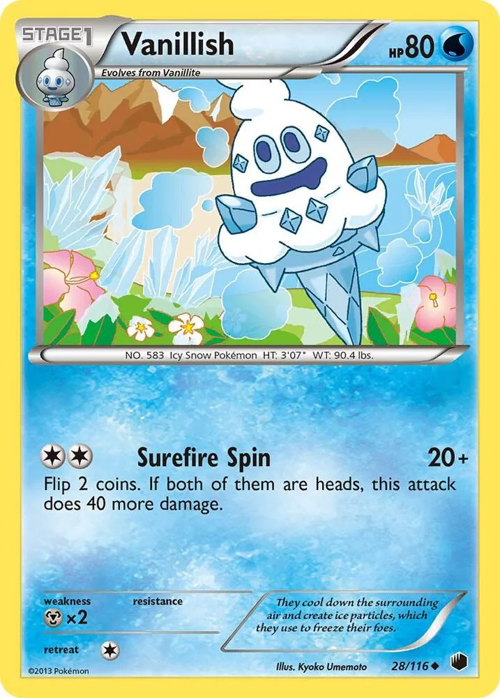 Vanillish card front