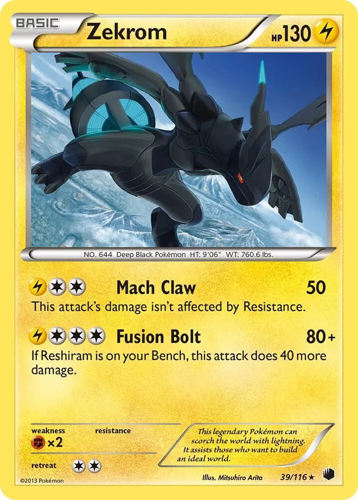 Zekrom card front