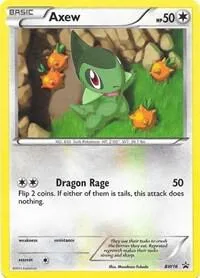 Axew card front
