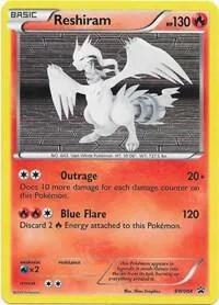 Reshiram card front