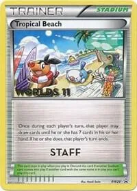 Tropical Beach (Worlds 11) [Staff] card front