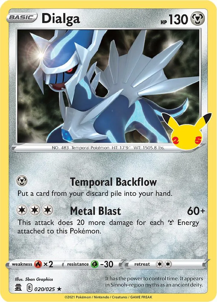 Dialga card front