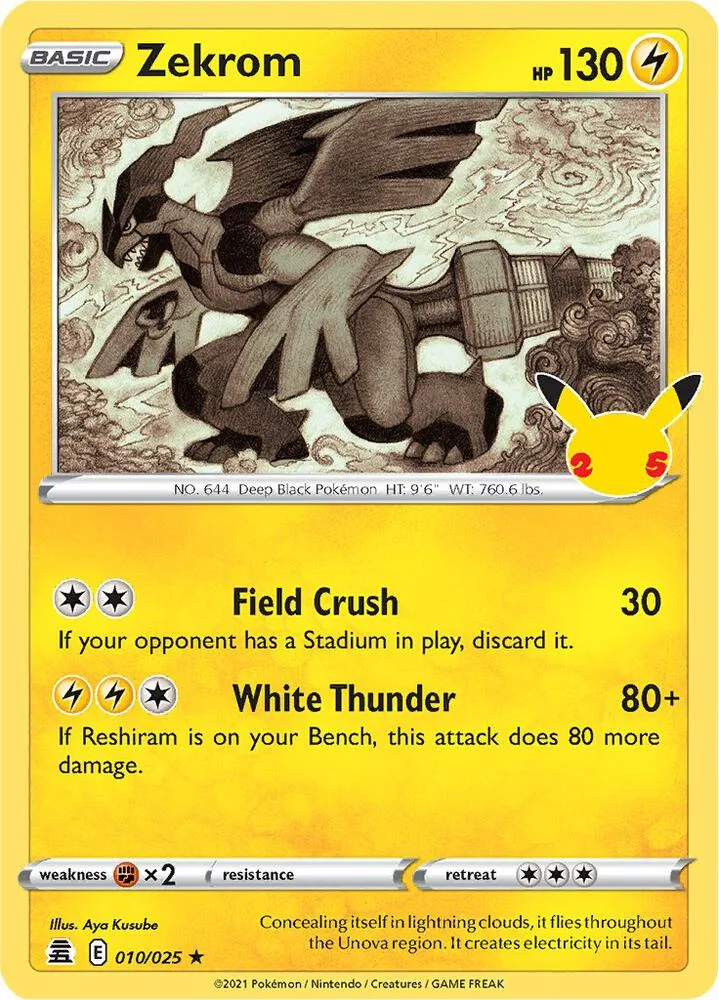 Zekrom card front