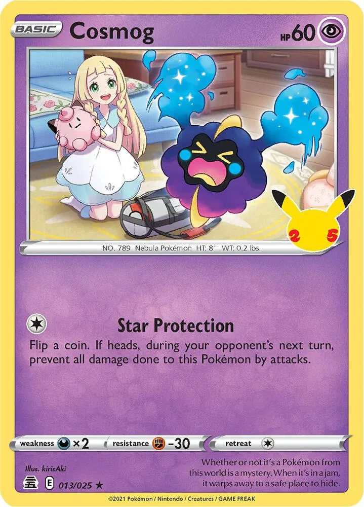 Cosmog card front