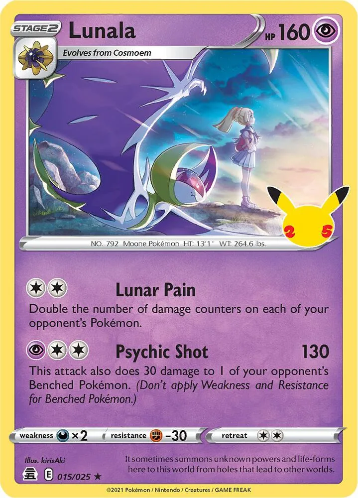 Lunala card front