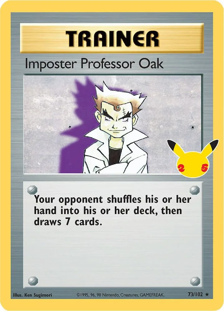 Imposter Professor Oak card front