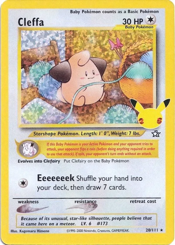 Cleffa card front