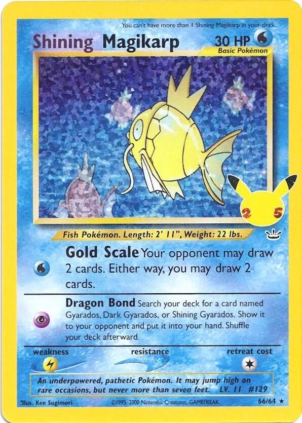 Shining Magikarp card front
