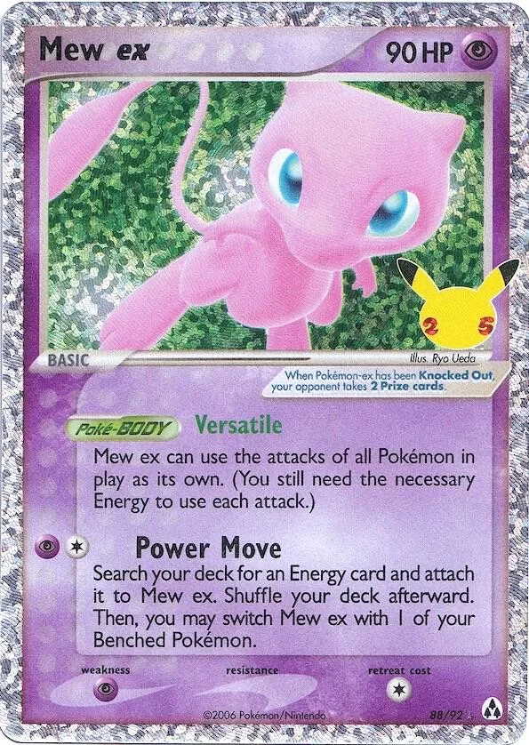 Mew ex card front