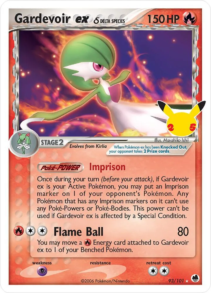 Gardevoir ex (Delta Species) card front