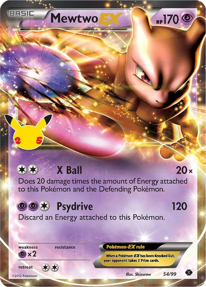 Mewtwo EX card front
