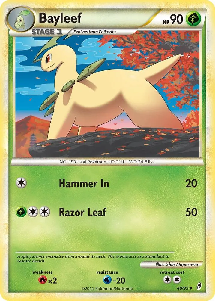 Bayleef card front