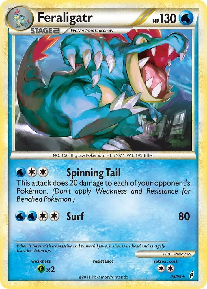 Feraligatr card front