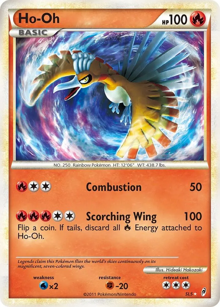 Ho-Oh (Shiny) Holofoil card