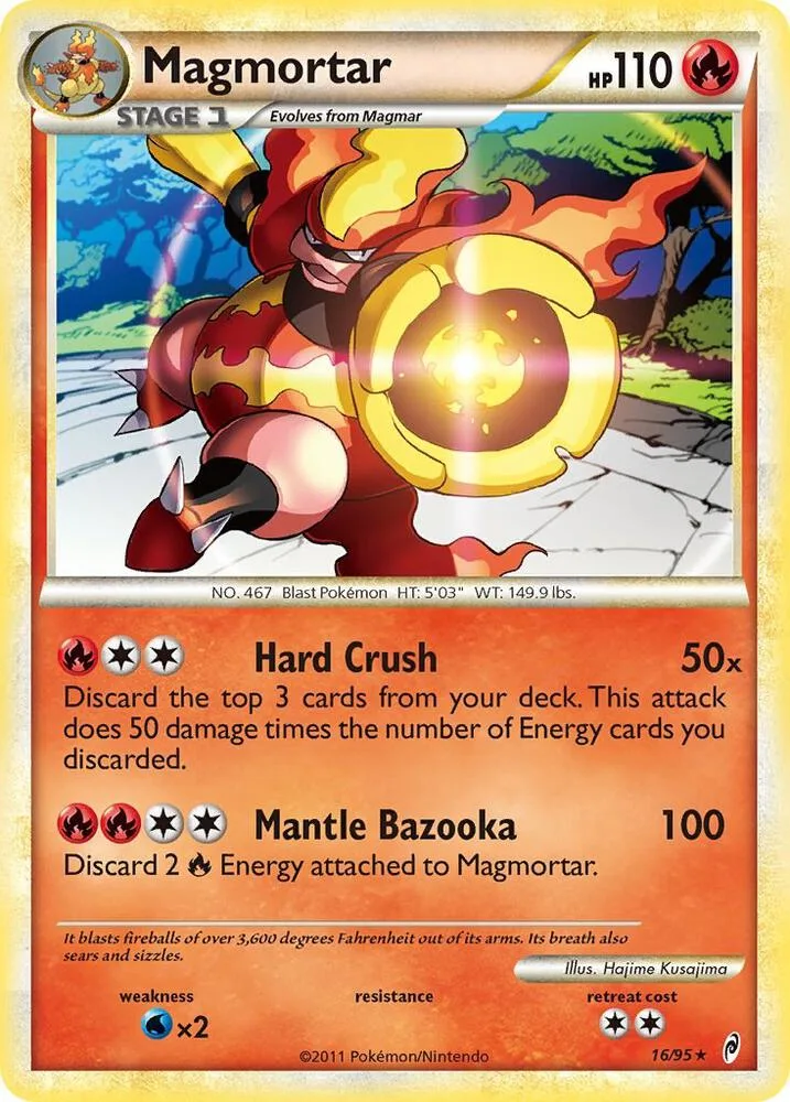 Magmortar card front