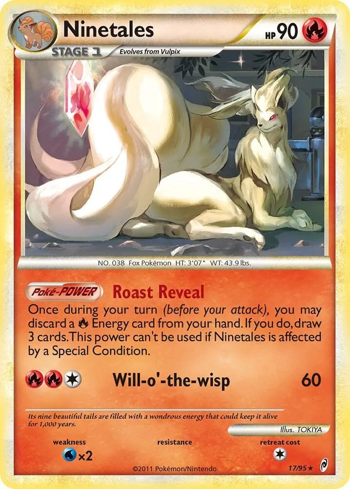 Ninetales card front