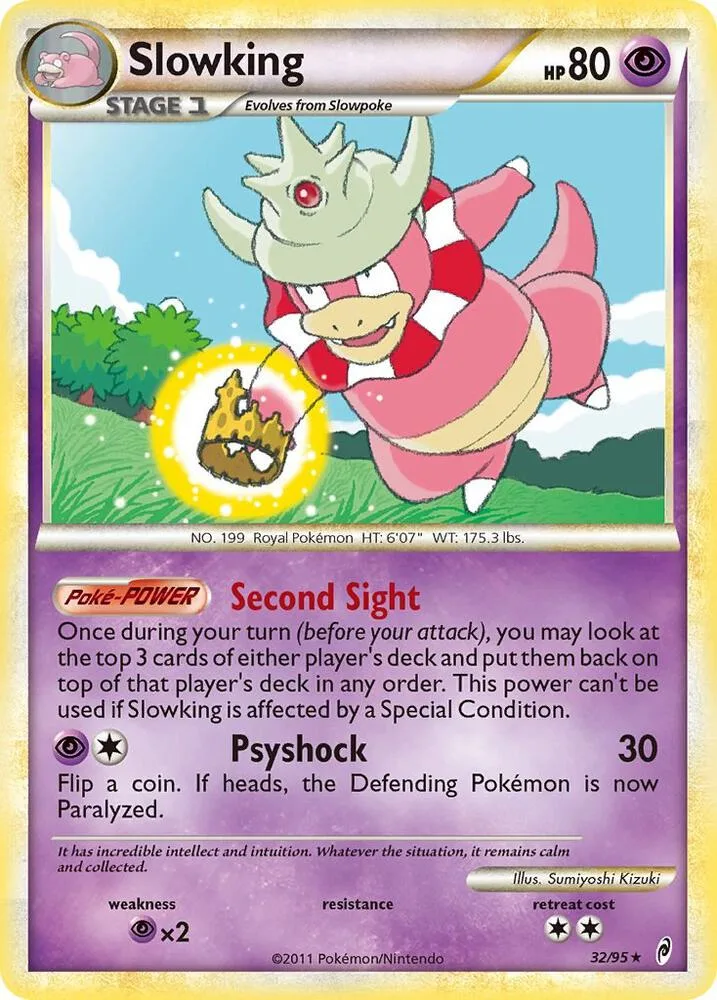 Slowking card front