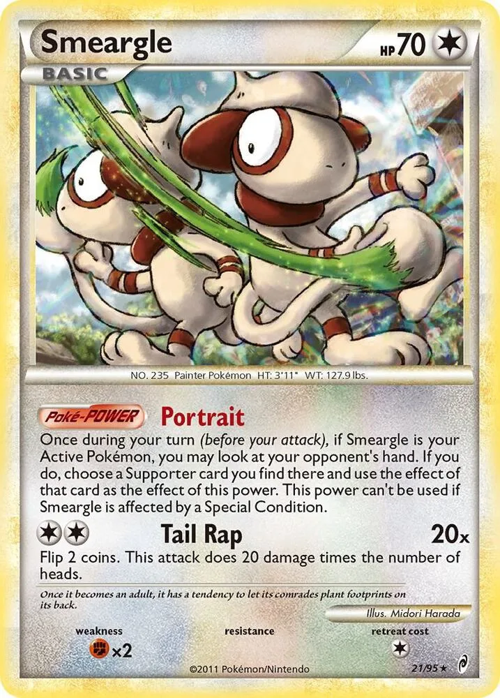 Smeargle card front