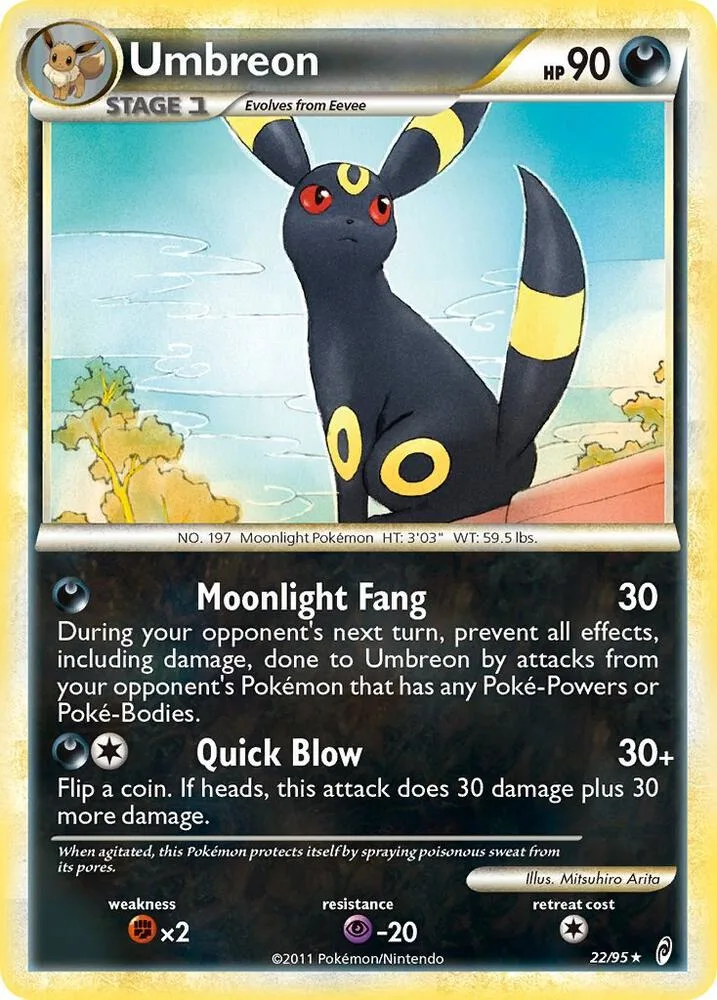 Umbreon card front