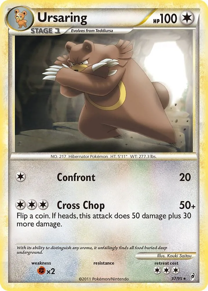 Ursaring card front