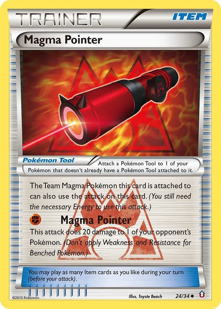Magma Pointer card front