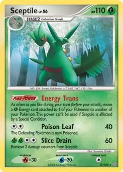 Sceptile (DP Stormfront) card front