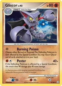 Gliscor (DP Legends Awakened) card front