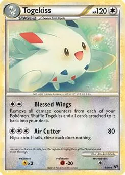 Togekiss (HGSS Undaunted) card front