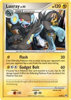 Luxray card front
