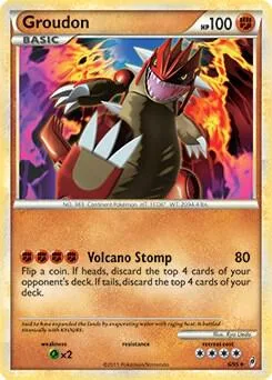 Groudon (Call of Legends) card front