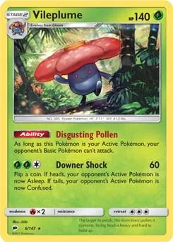 Vileplume (Prerelease Kit Exclusive) card front