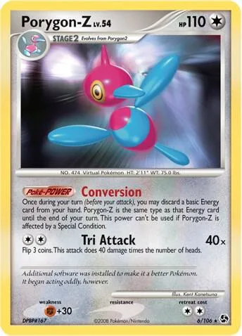 Porygon-Z card front