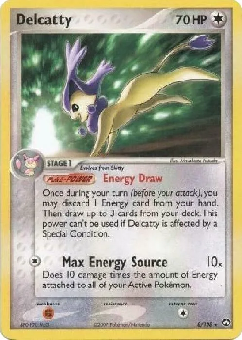 Delcatty (EX Power Keepers) card front