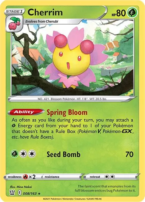 Cherrim card front