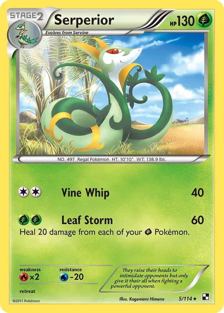Serperior (Green Tornado Theme Deck Exclusive) card front