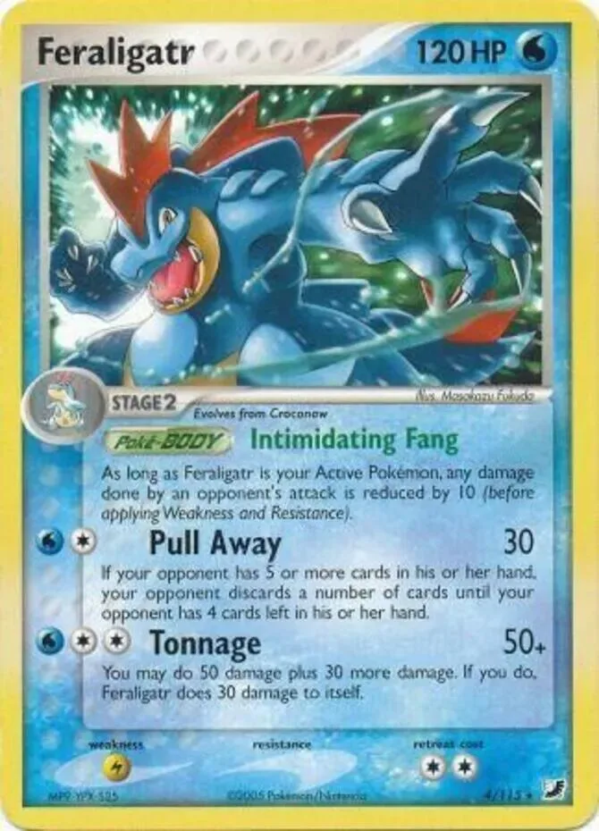 Feraligatr card front