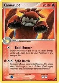 Camerupt (EX Deoxys) card front