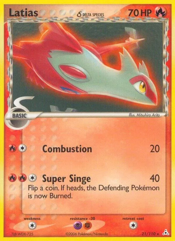 Latias Holofoil card