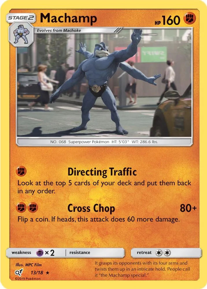 Machamp card front