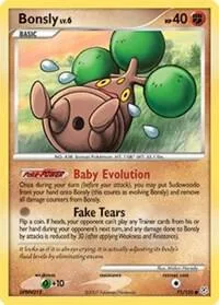 Bonsly Reverse Holofoil card