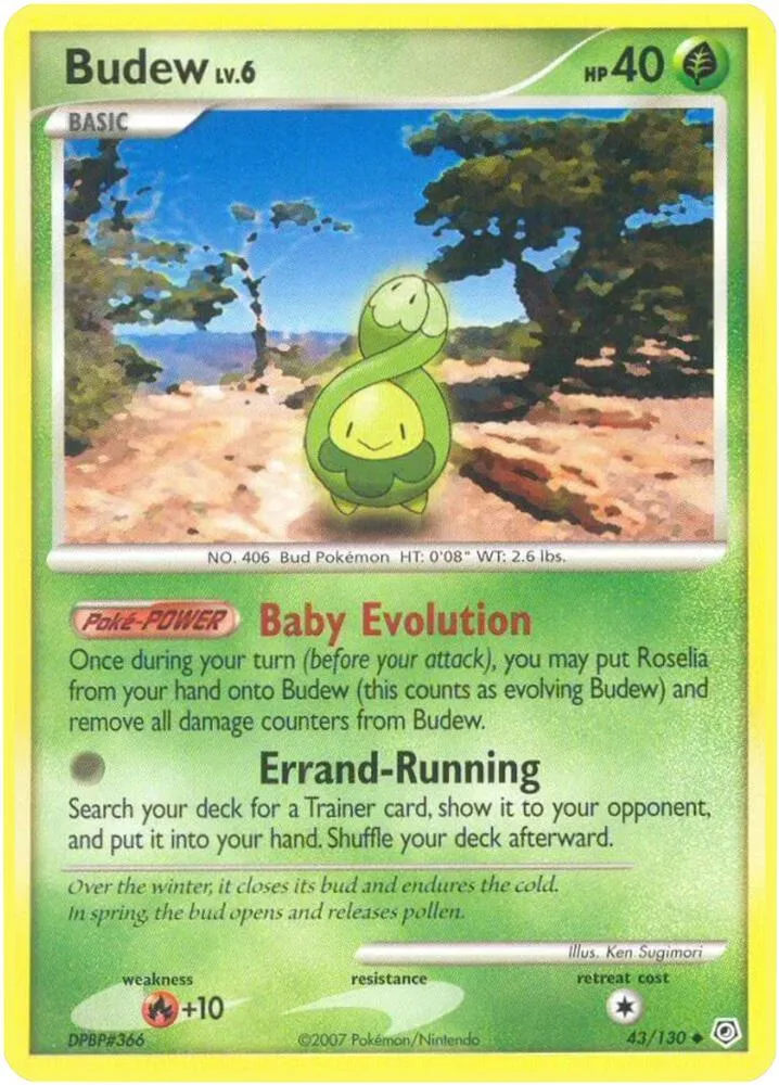 Budew card front