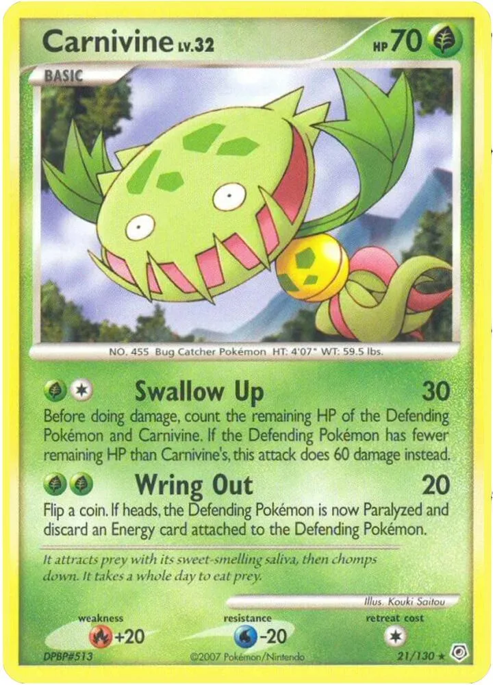 Carnivine card front