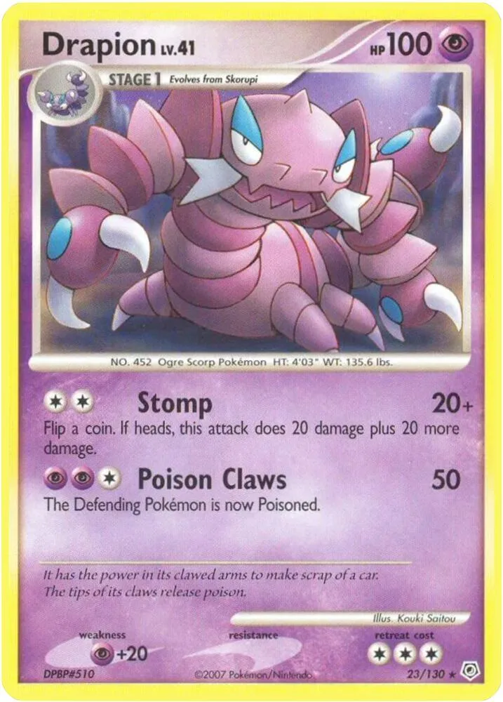 Drapion card front