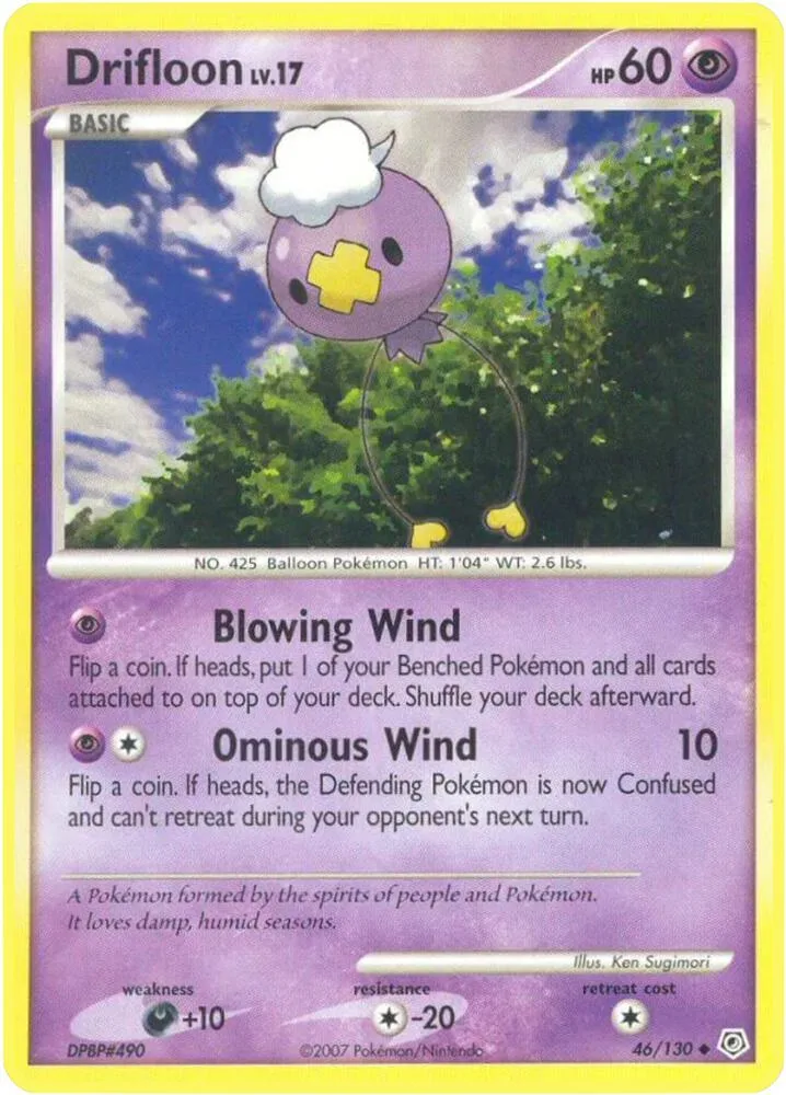 Drifloon card front