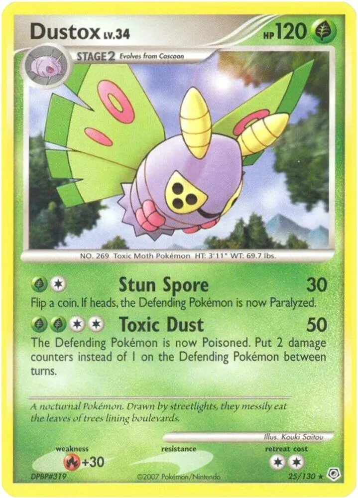 Dustox card front
