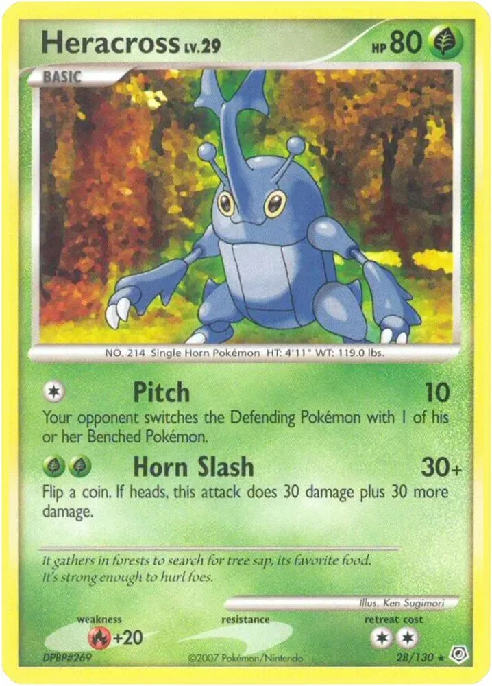 Heracross card front