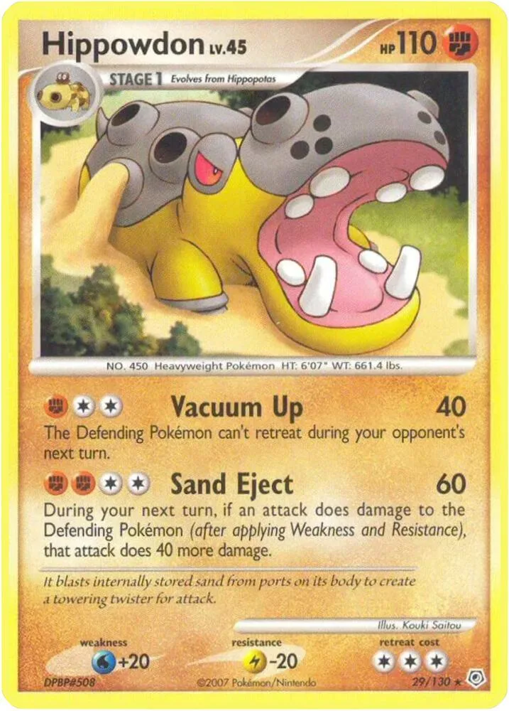 Hippowdon card front