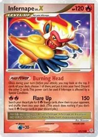 Infernape LV.X Holofoil card
